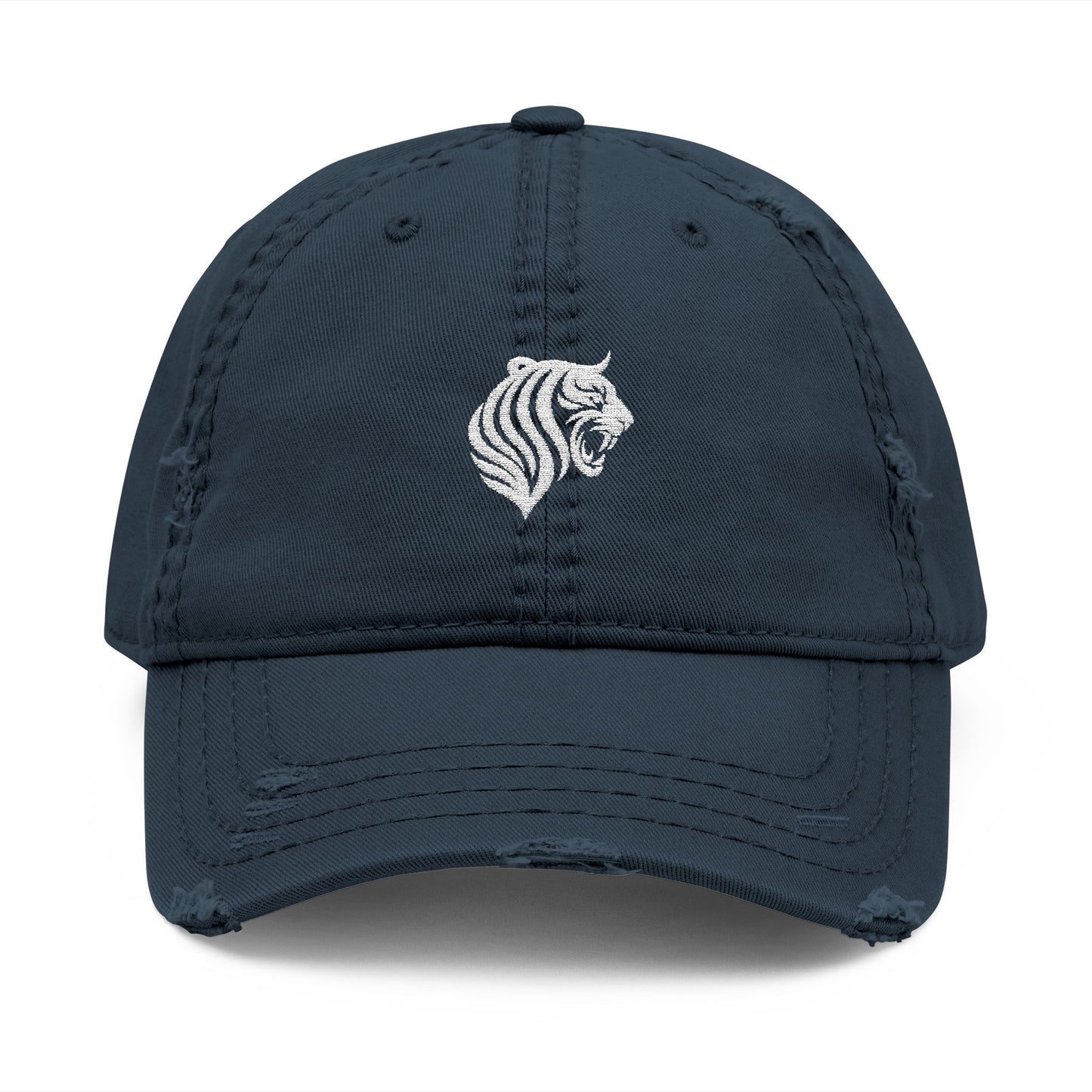 KATT Design, LLC; Distressed Hat with Embroidery, Casual Cap, Adjustable Hat