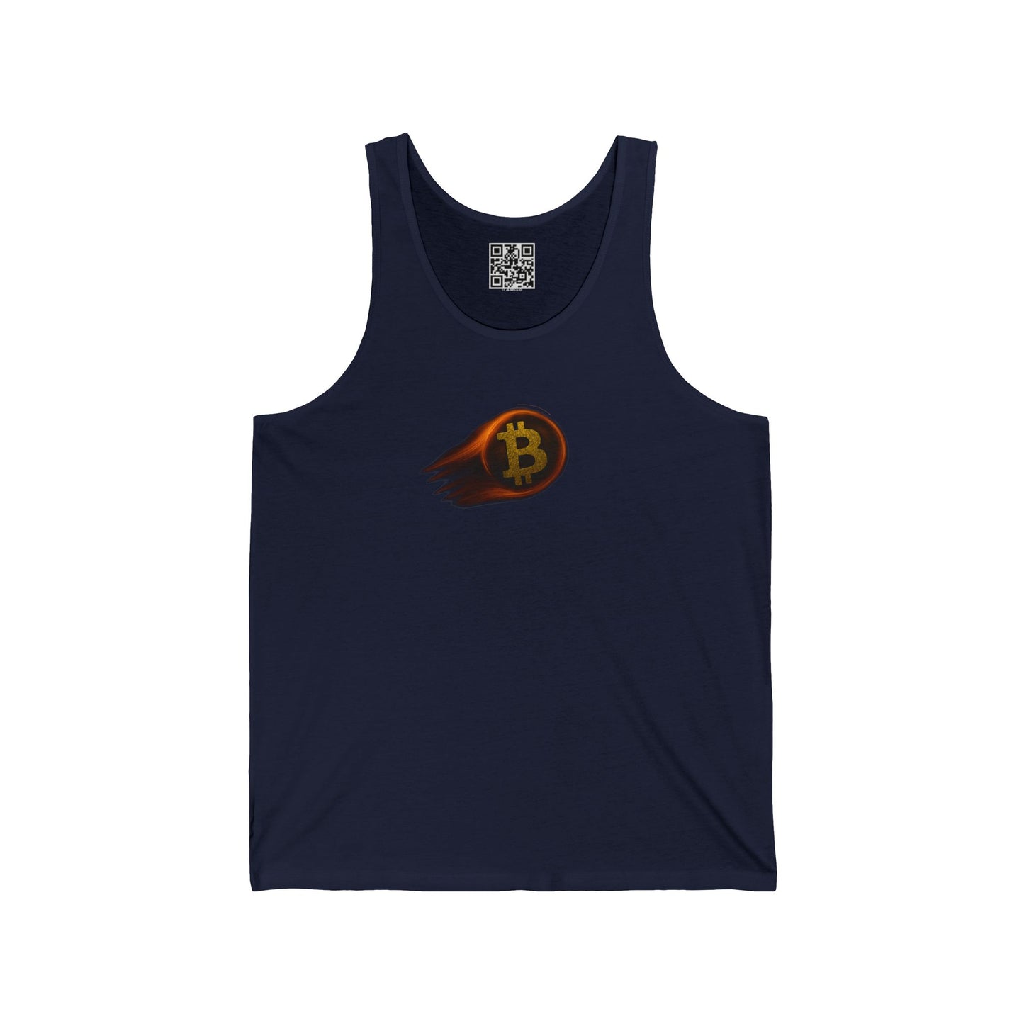 Bitcoin HODL Unisex Jersey Tank - Crypto Enthusiast Top, Summer Wear, Graphic Tee, Gift for Investors, Casual Fitness Shirt