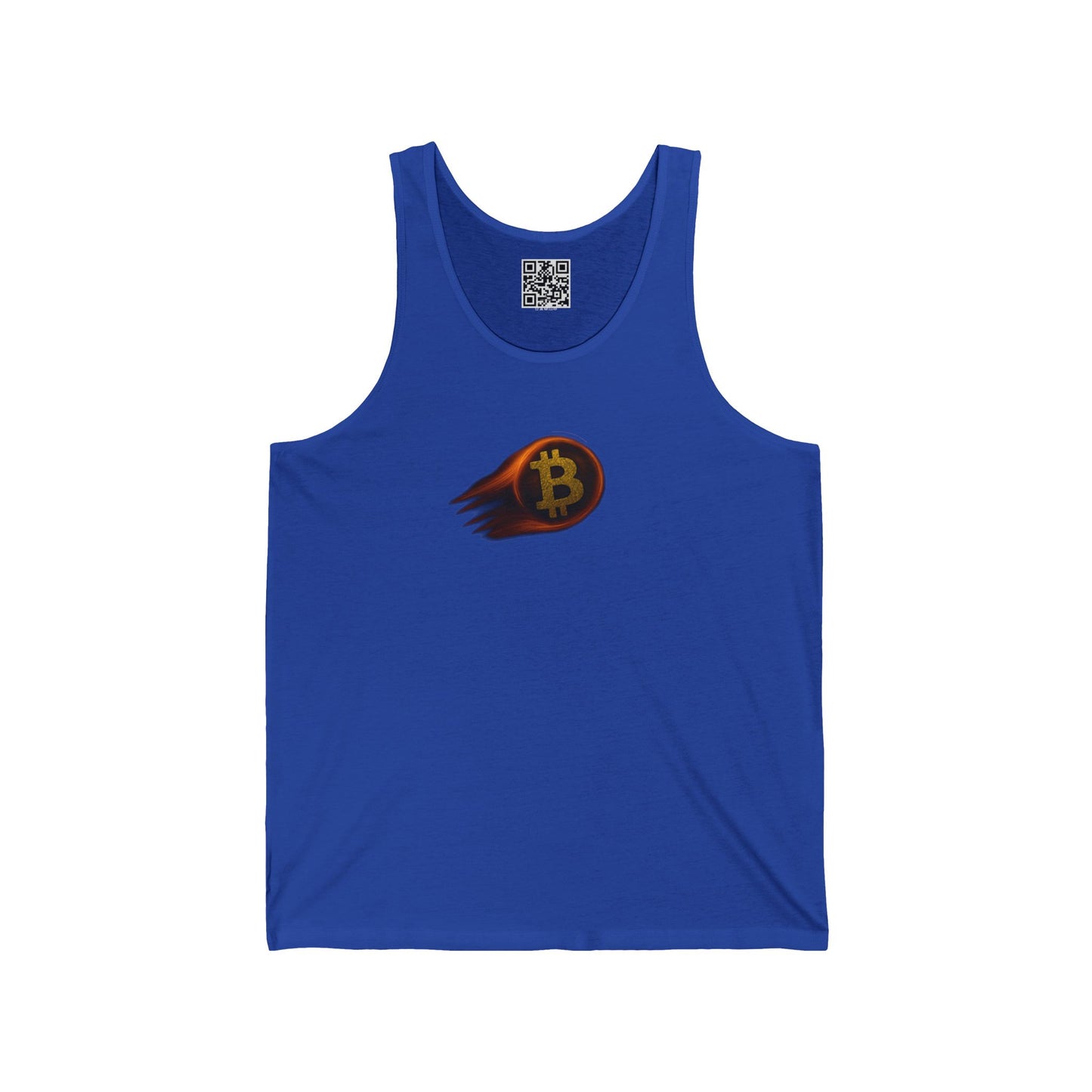 Bitcoin HODL Unisex Jersey Tank - Crypto Enthusiast Top, Summer Wear, Graphic Tee, Gift for Investors, Casual Fitness Shirt