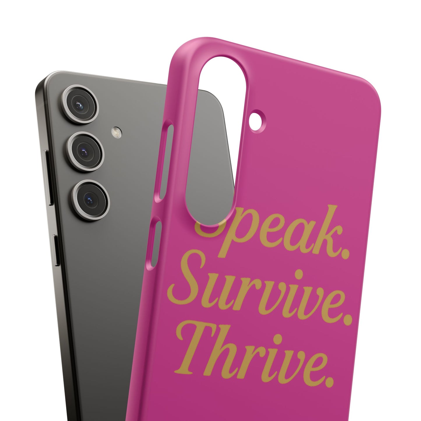 Snap Case for Samsung & iPhone — Find Your Voice Design