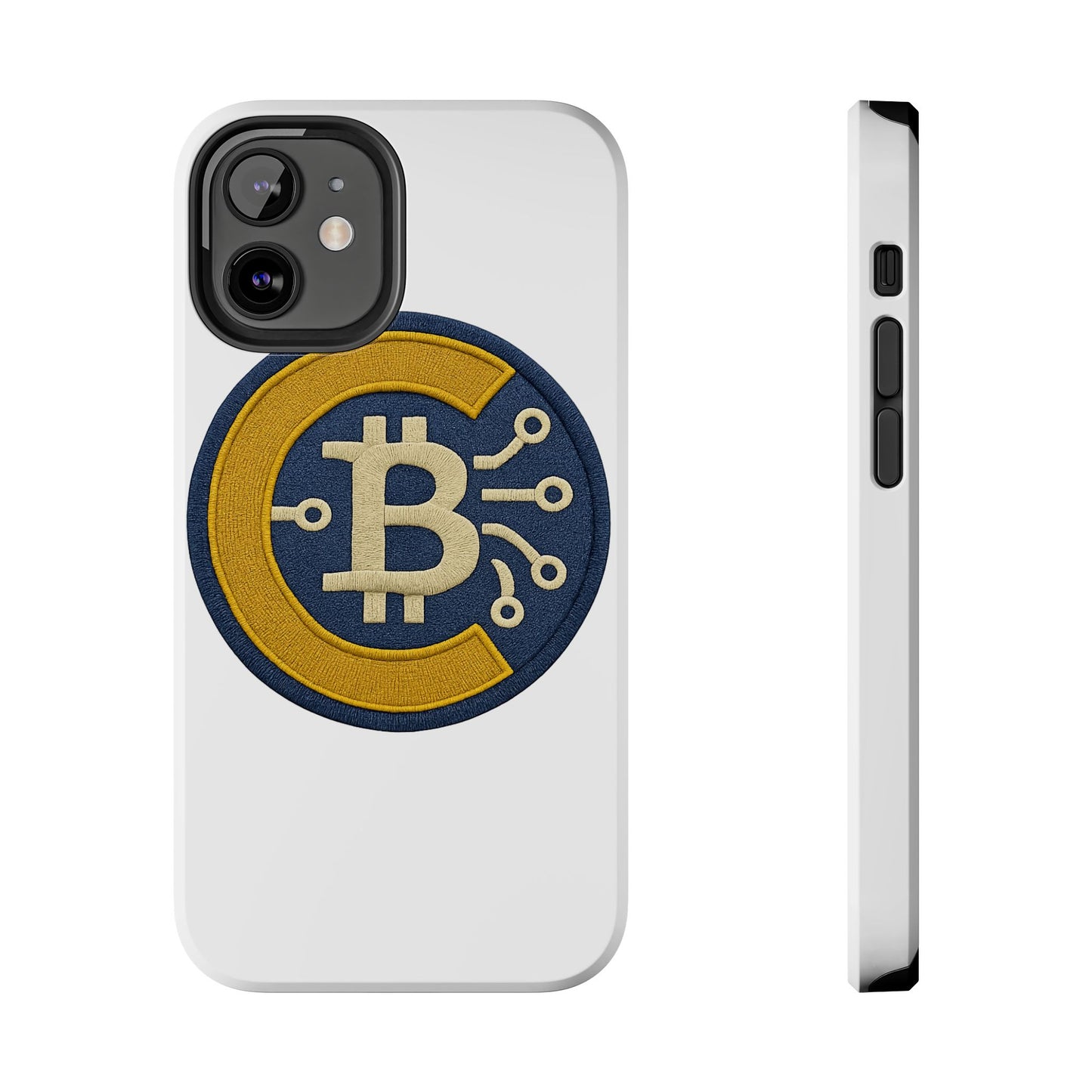 Bitcoin Tech Phone Cases, Cryptocurrency Phone Cover, iPhone and Samsung Case