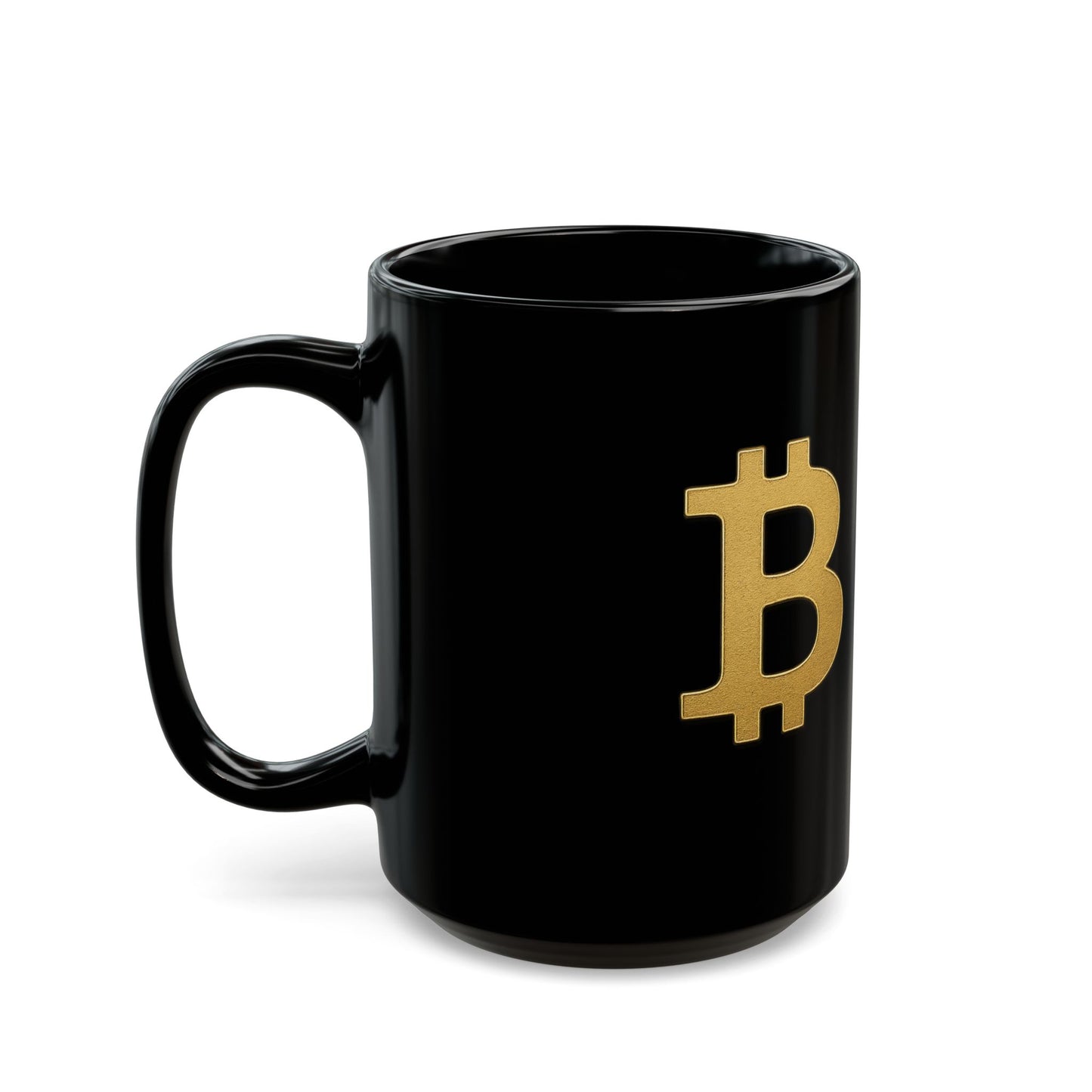 Bitcoin Black Mug: Crypto Lovers, Coffee Enthusiasts, Unique Home Decor, Tea Mug, Birthday Present, Collectible