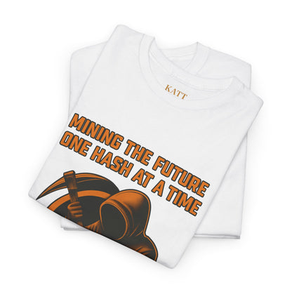 Minería de Bitcoin - Camiseta de algodón grueso Gildan