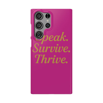 Snap Case for Samsung & iPhone — Find Your Voice Design