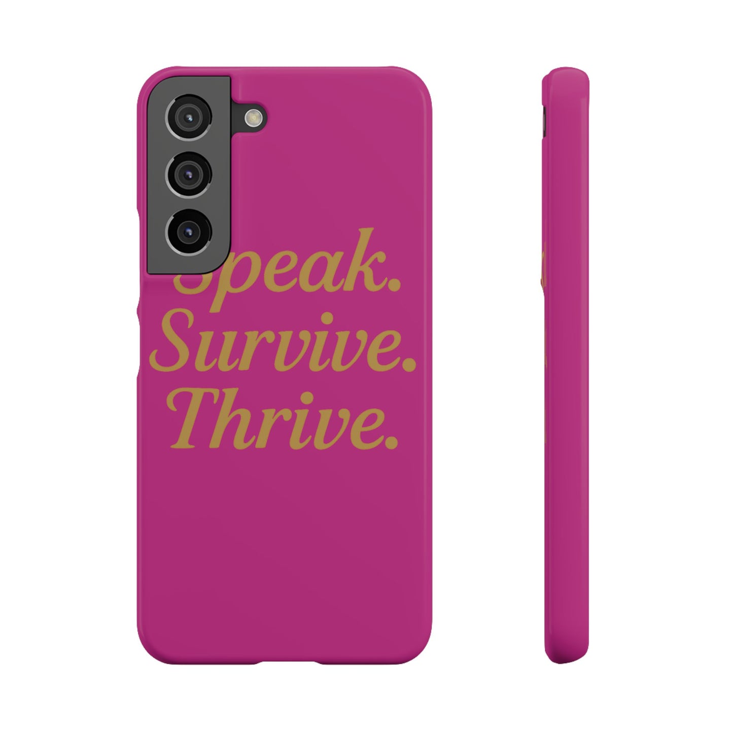 Snap Case for Samsung & iPhone — Find Your Voice Design