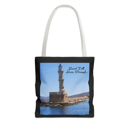 "Stand Tall" Lighthouse - Tote Bag, Eco-Friendly, Stylish Networker