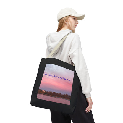 Move with Purpose - Tote Bag, Eco-Friendly, Stylish Networker