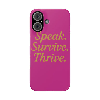 Snap Case for Samsung & iPhone — Find Your Voice Design