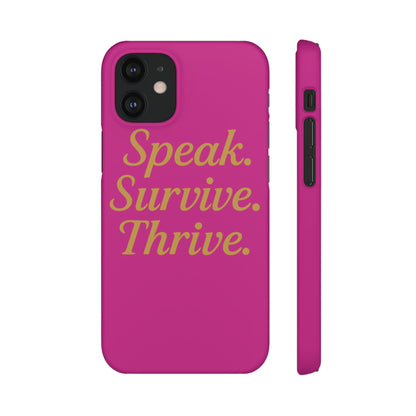 Snap Case for Samsung & iPhone — Find Your Voice Design