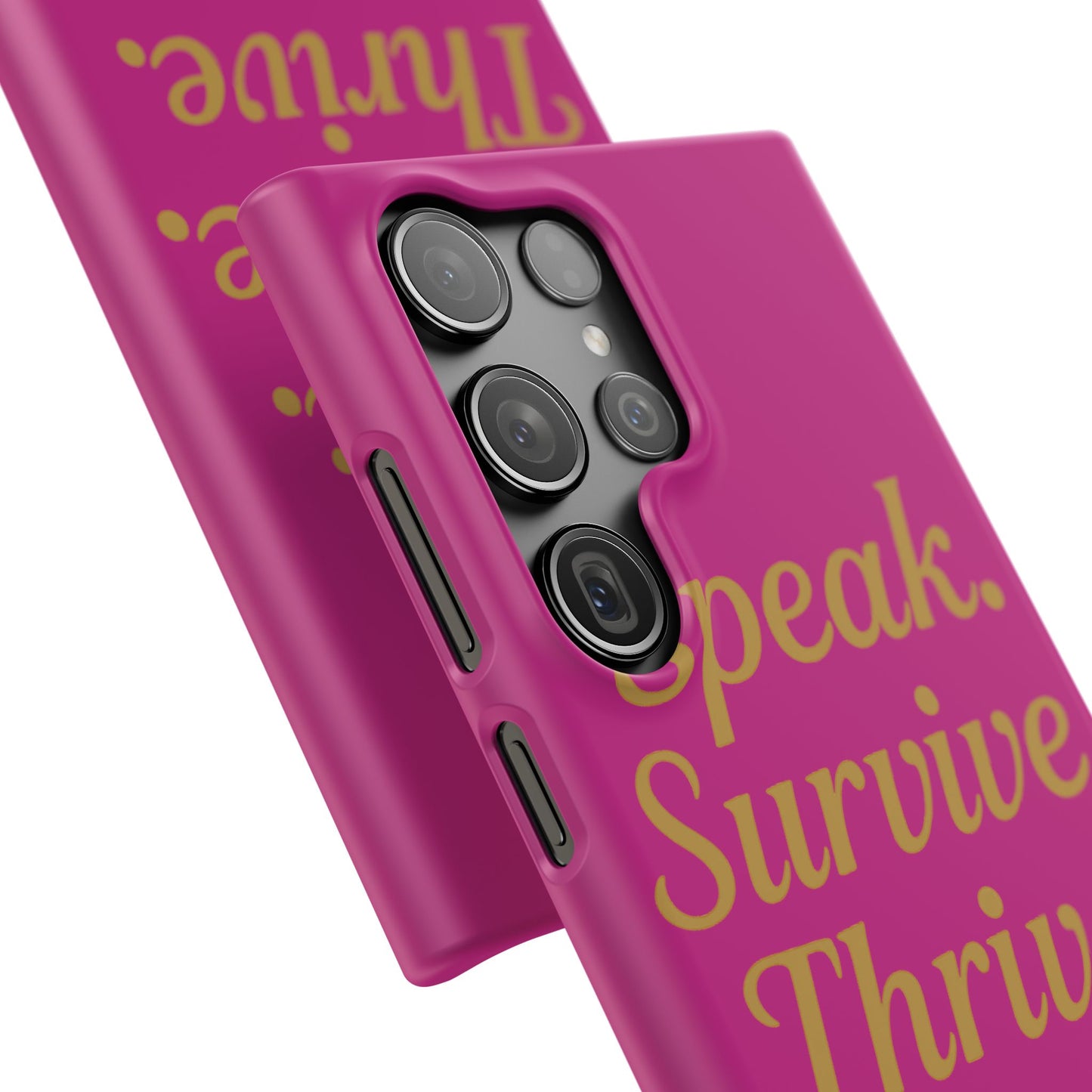 Snap Case for Samsung & iPhone — Find Your Voice Design