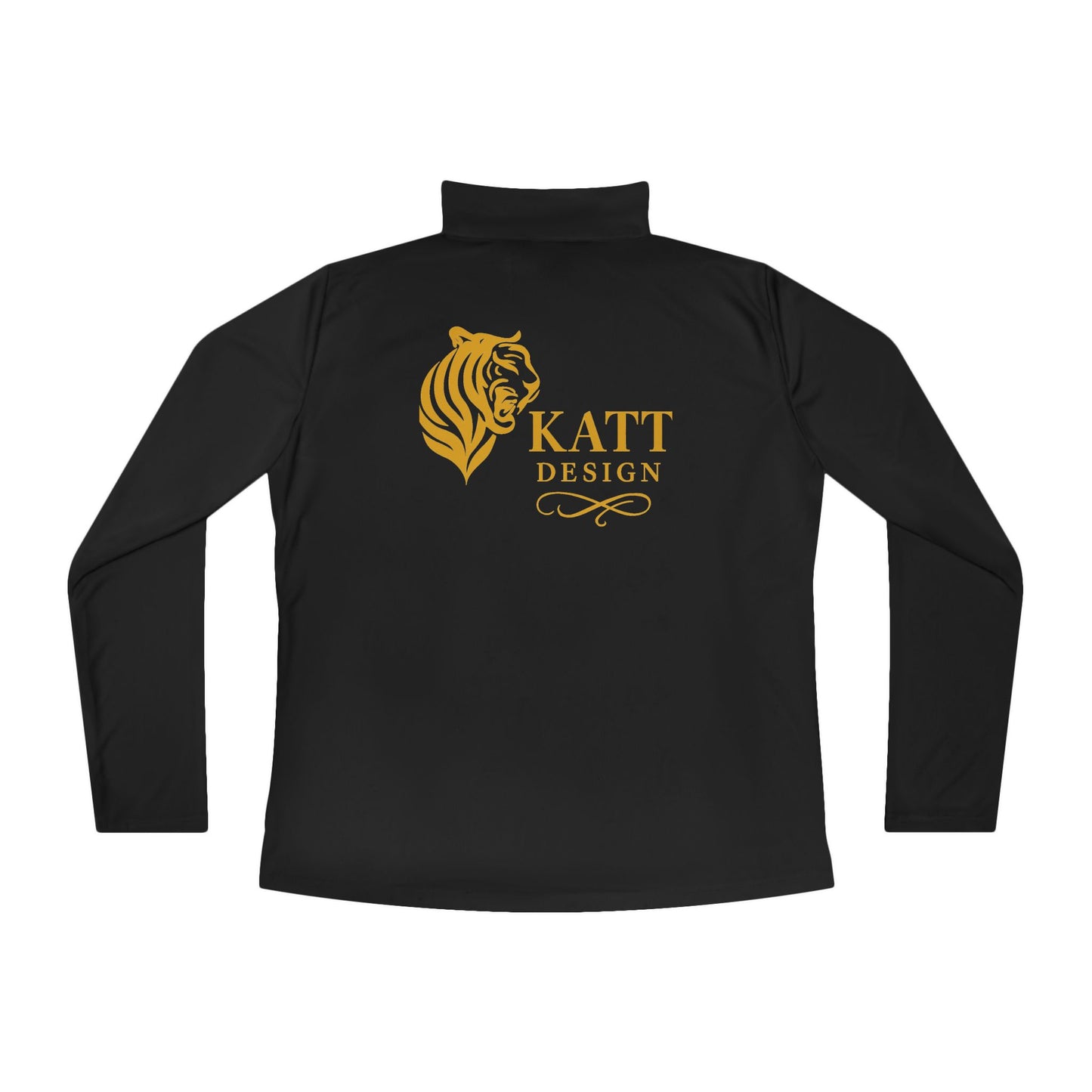 Fortitudo; "Strength, Endurance, Courage" -Elegant Quarter-Zip Pullover - Stylish Athletic Wear, Casual Outerwear, Sports Pullover, Personalized Style