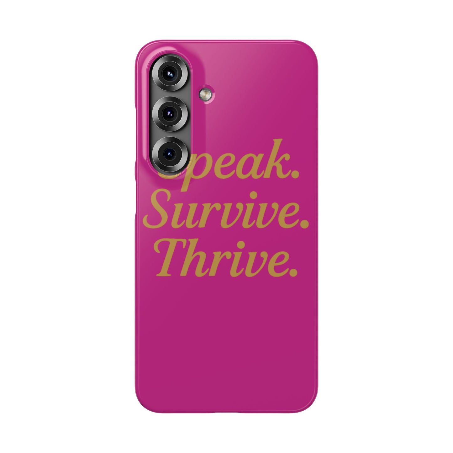 Snap Case for Samsung & iPhone — Find Your Voice Design