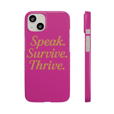 Snap Case for Samsung & iPhone — Find Your Voice Design
