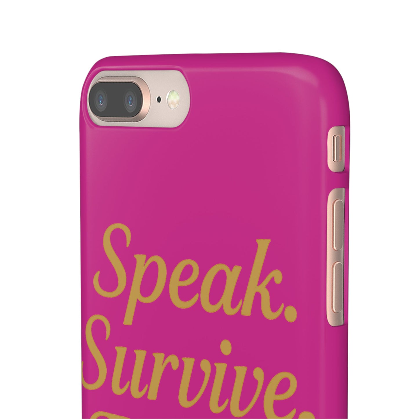Snap Case for Samsung & iPhone — Find Your Voice Design