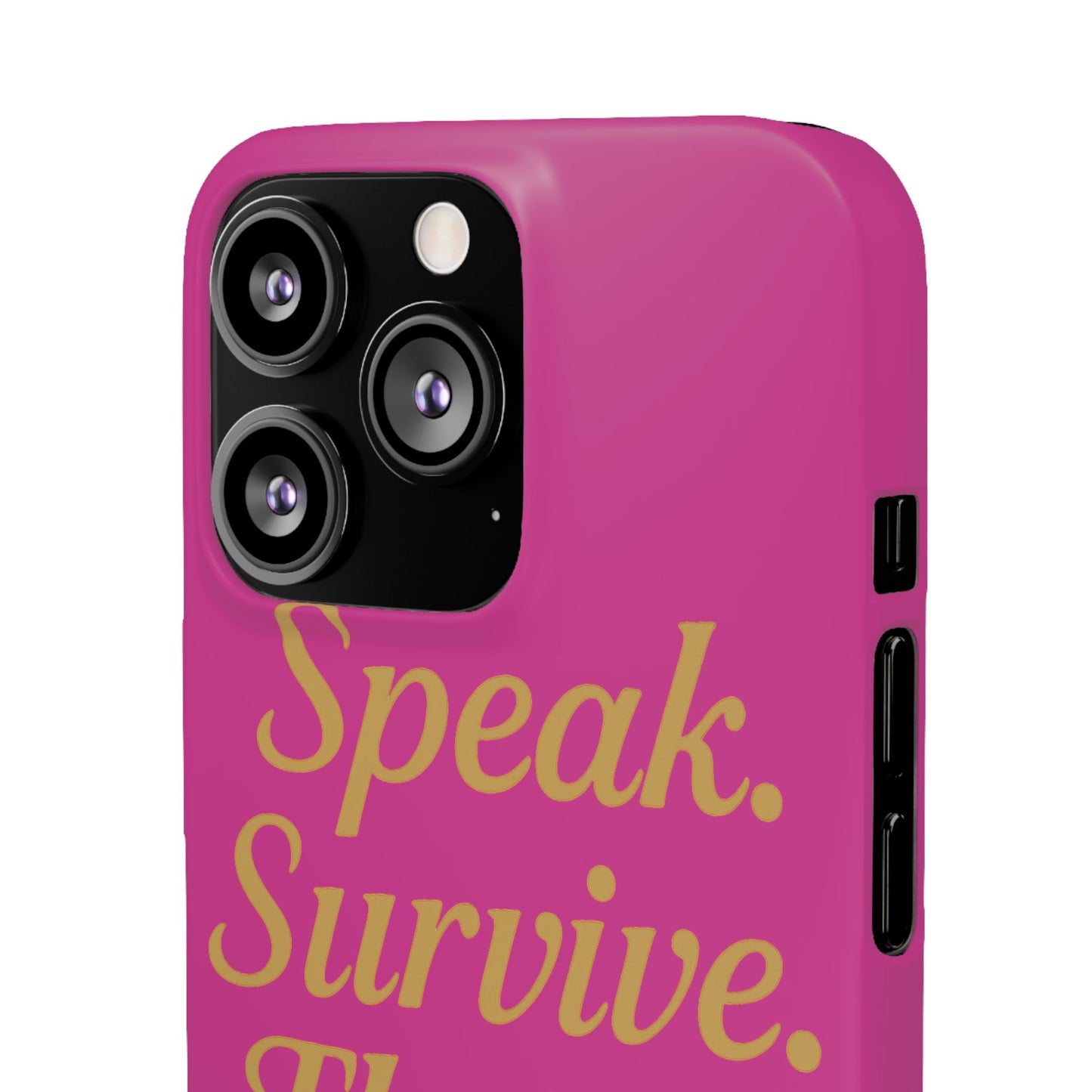 Snap Case for Samsung & iPhone — Find Your Voice Design