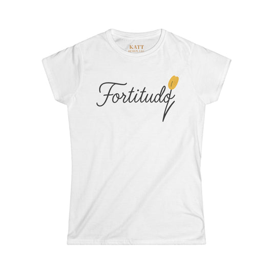 Fortitudo; "Strength" - KATT Design - Women's Soft style T-Shirt