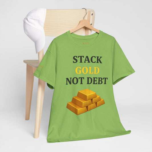 Stack the Gold - Bitcoin - Unisex Heavy Cotton Tee