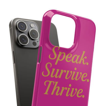 Snap Case for Samsung & iPhone — Find Your Voice Design