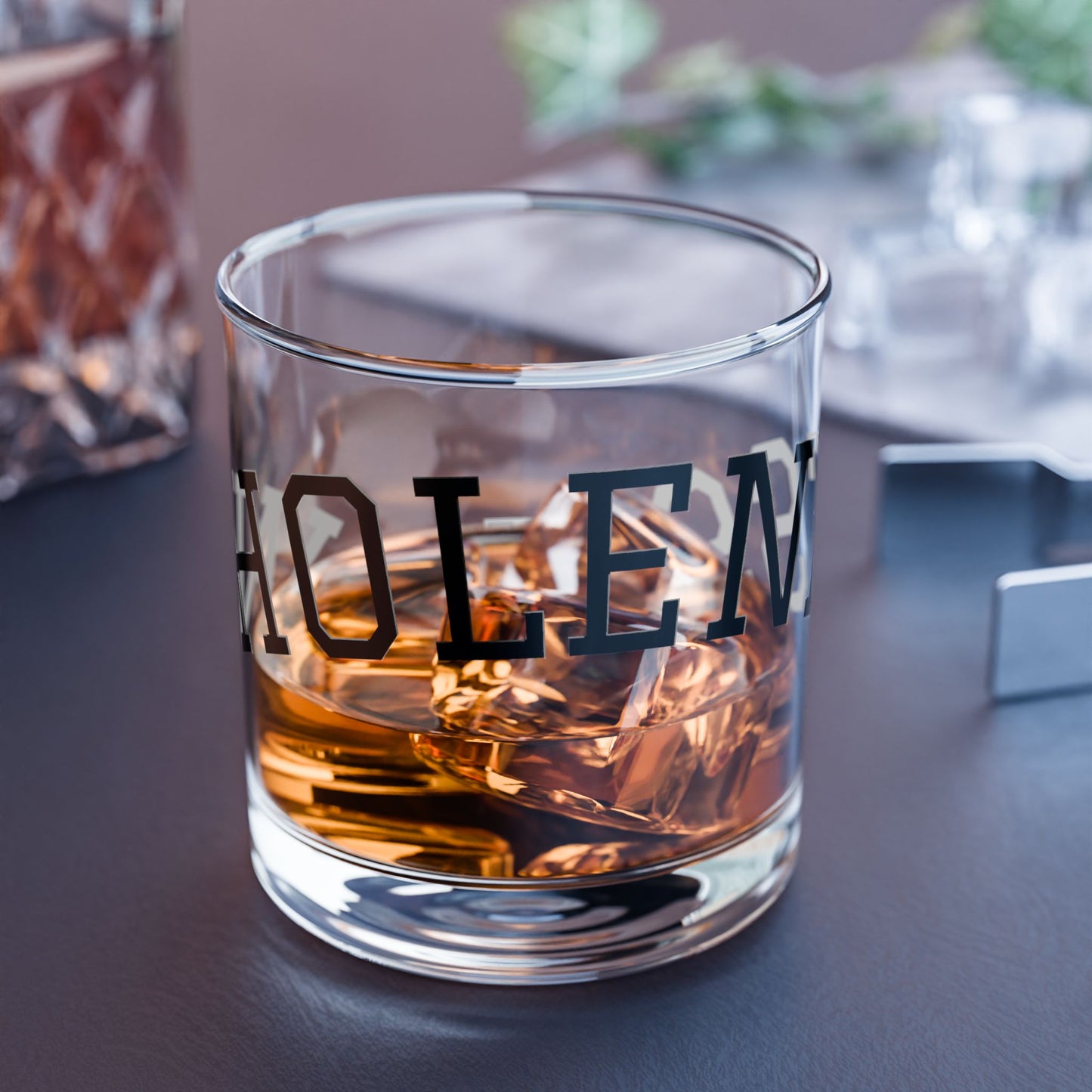Wholeness - KATT Design, LLC Rocks Glass | 10oz Whiskey Tumbler |Whiskey Fans, Home Bars, Collectors, Unique Decor Item