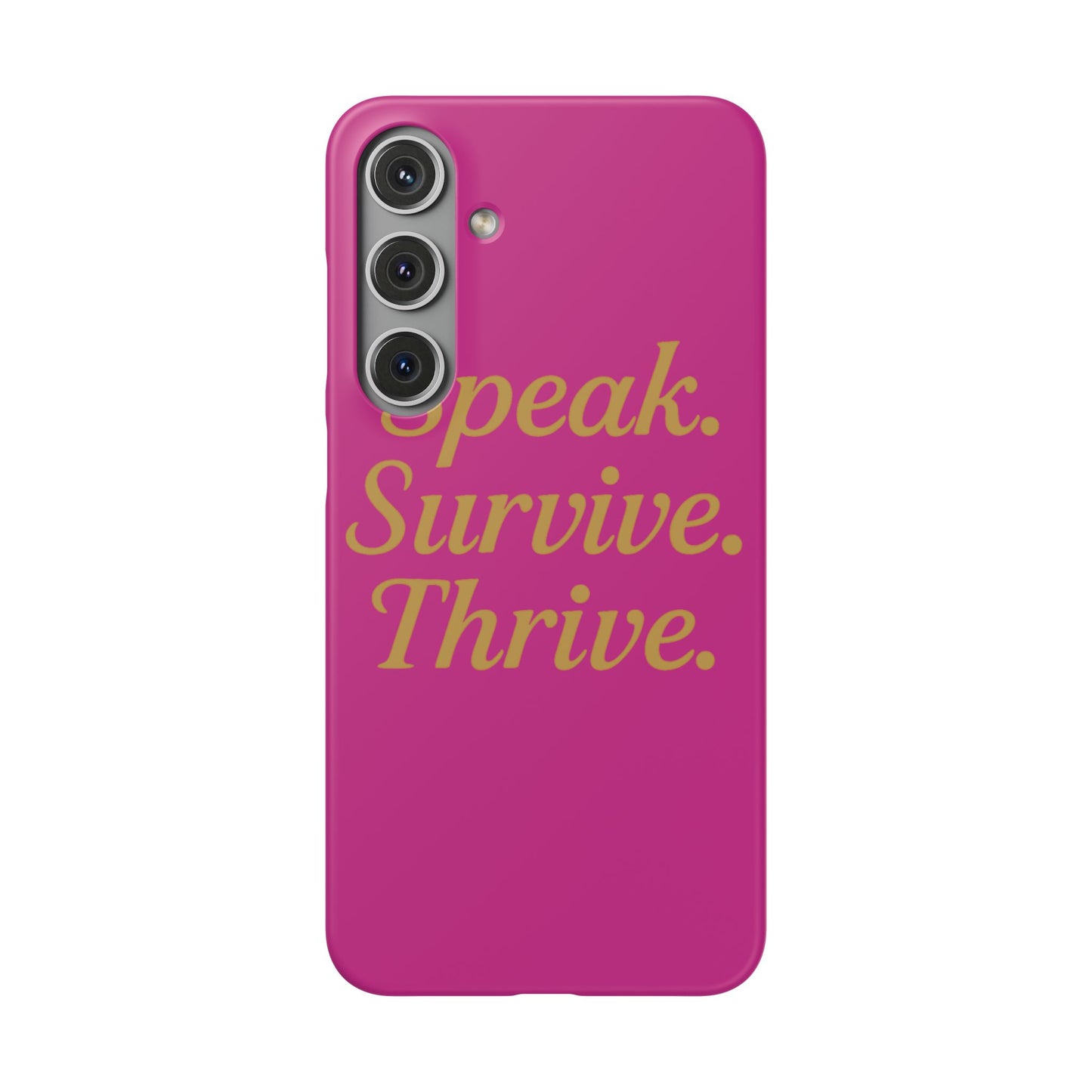 Snap Case for Samsung & iPhone — Find Your Voice Design