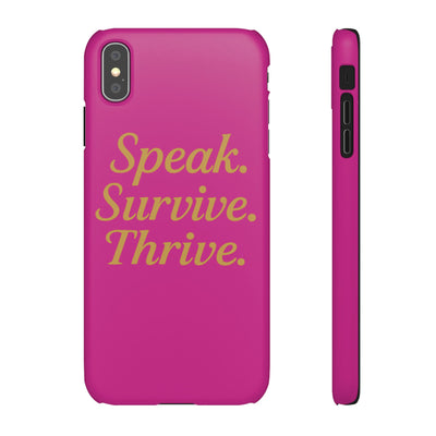 Snap Case for Samsung & iPhone — Find Your Voice Design