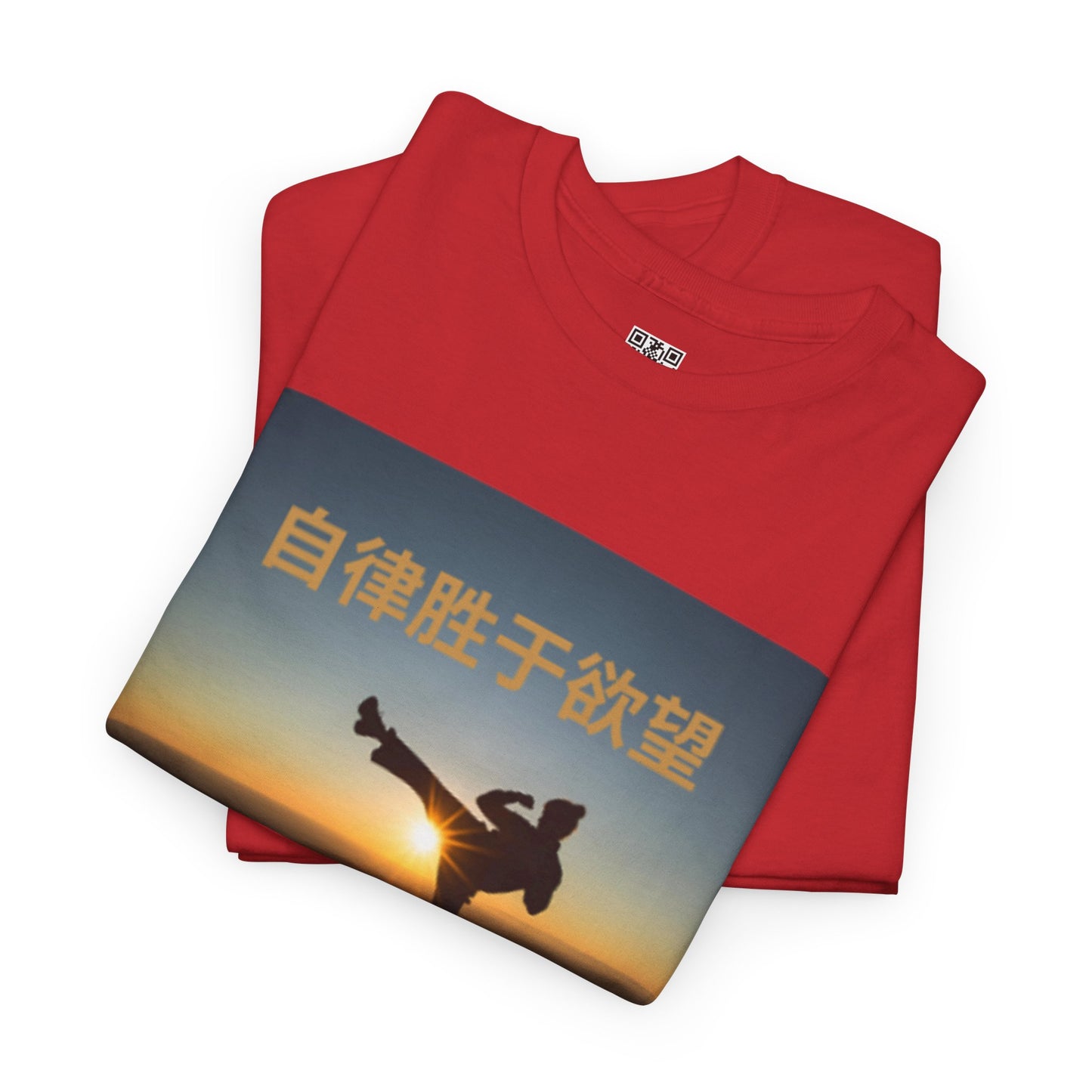 "Discipline Triumphs Over Desire" - Chinese Trendy Tshirt, Gildan 5000 Heavy Cotton Tee