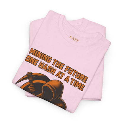 Minería de Bitcoin - Camiseta de algodón grueso Gildan