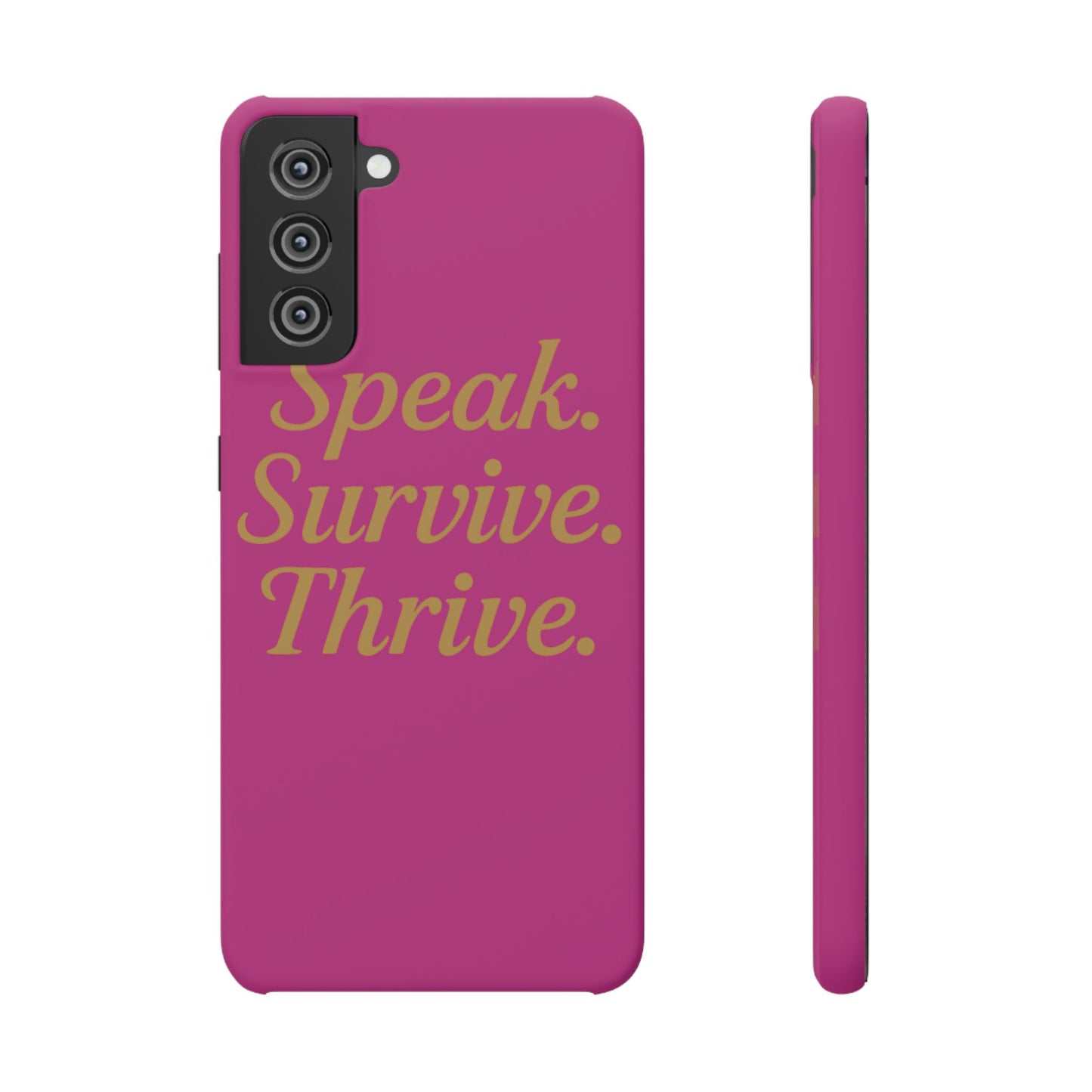 Snap Case for Samsung & iPhone — Find Your Voice Design