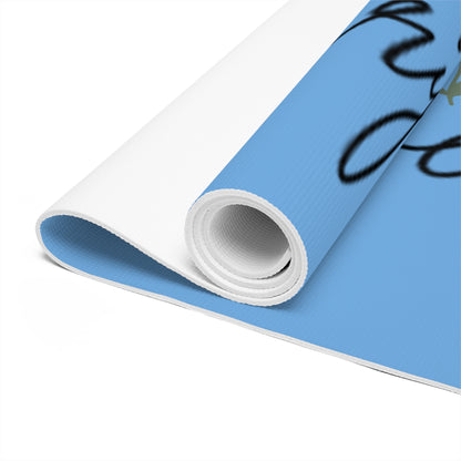 Motivational Foam Yoga Mat - Floral Design