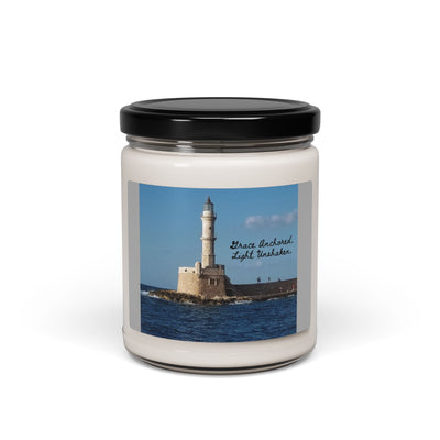 "Grace" Lighthouse 9oz Scented Soy Candle — Nautical Coastal Home Fragrance