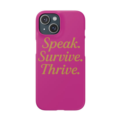 Snap Case for Samsung & iPhone — Find Your Voice Design