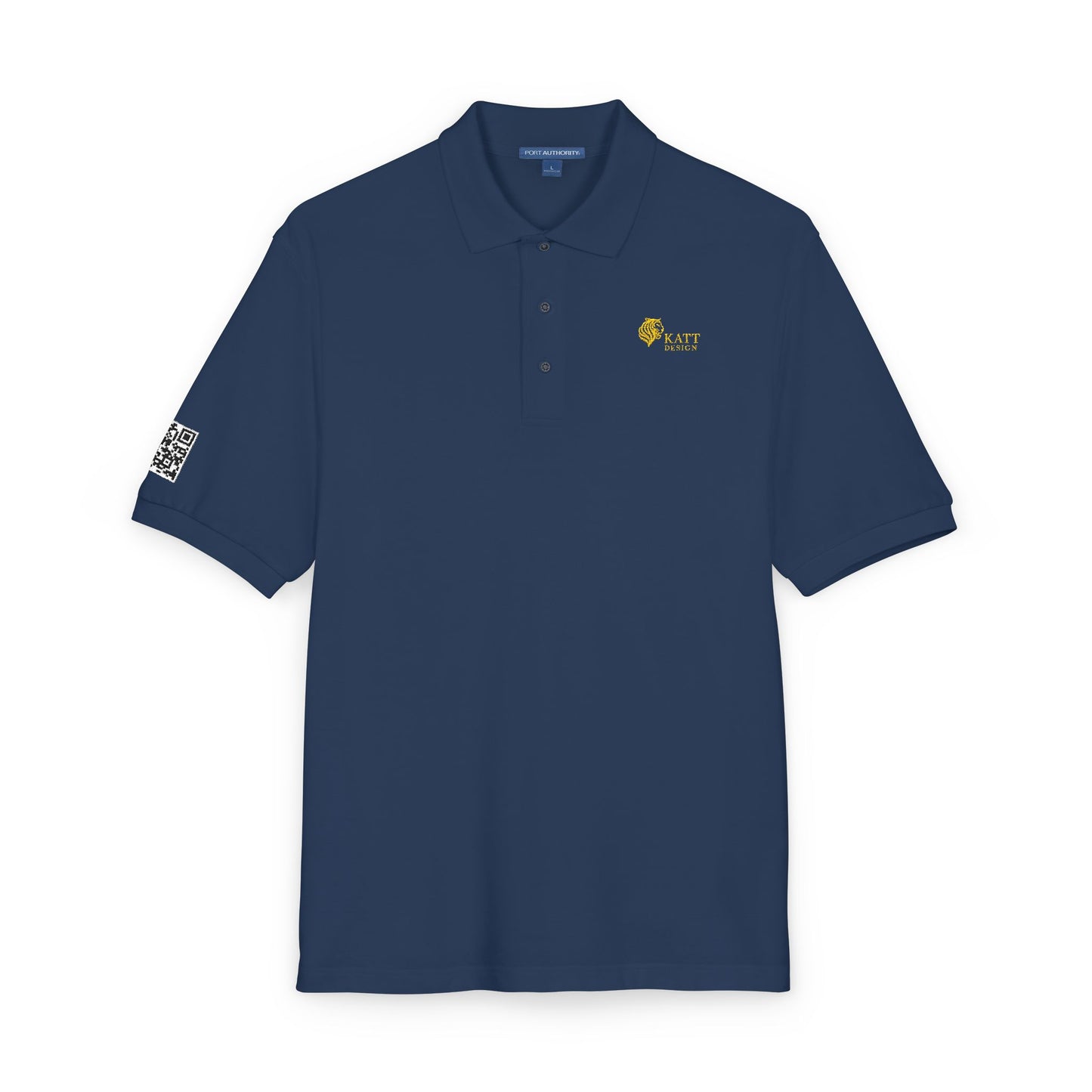KATT Design - Embroidered Polo Shirt, Casual Wear, Gift for Him, Golf Shirt