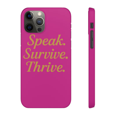 Snap Case for Samsung & iPhone — Find Your Voice Design