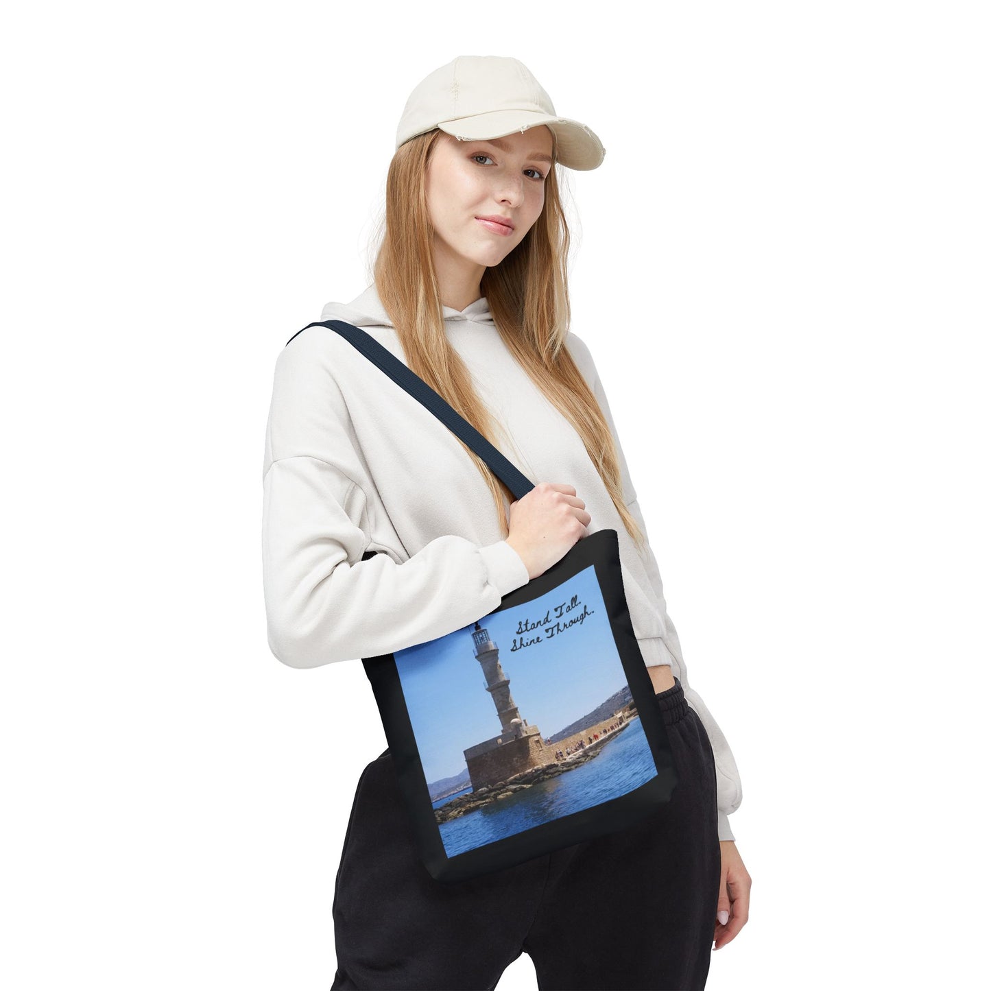 "Stand Tall" Lighthouse - Tote Bag, Eco-Friendly, Stylish Networker