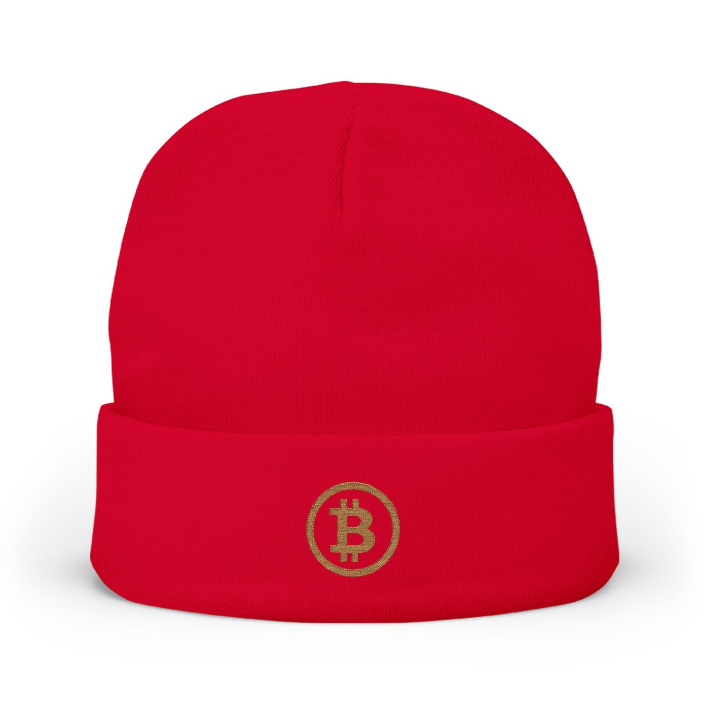 Bitcoin/Crypto - Knit Beanie (Embroidery)