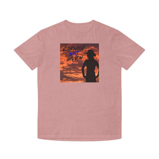 “Earned Not Given” Cowboy Sunset T‑Shirt