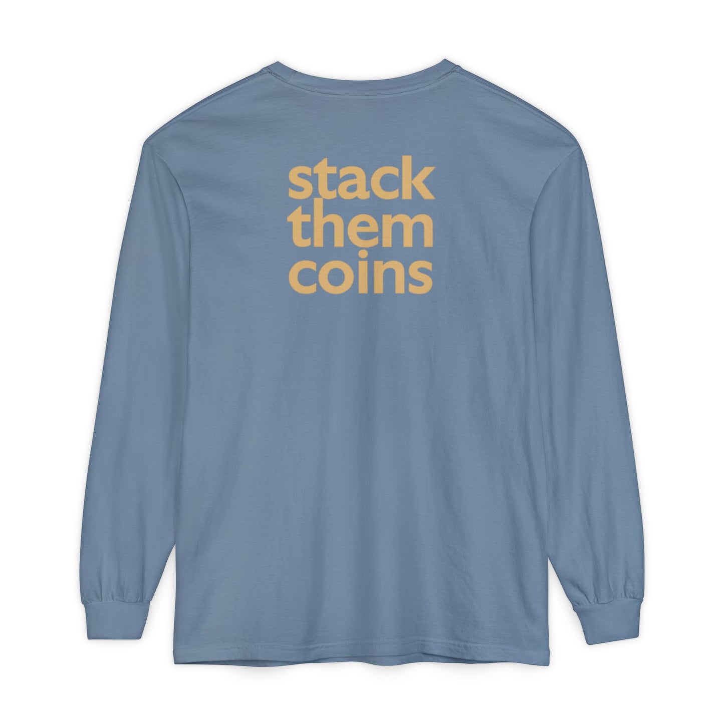 Cryptocurrency Long Sleeve T-Shirt - Casual Wear, Minimalist Style, Everyday Comfort, Streetwear Essentials