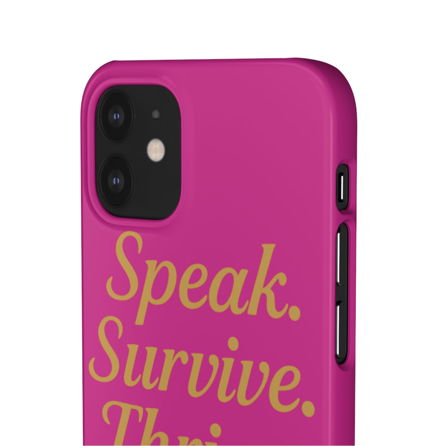 Snap Case for Samsung & iPhone — Find Your Voice Design
