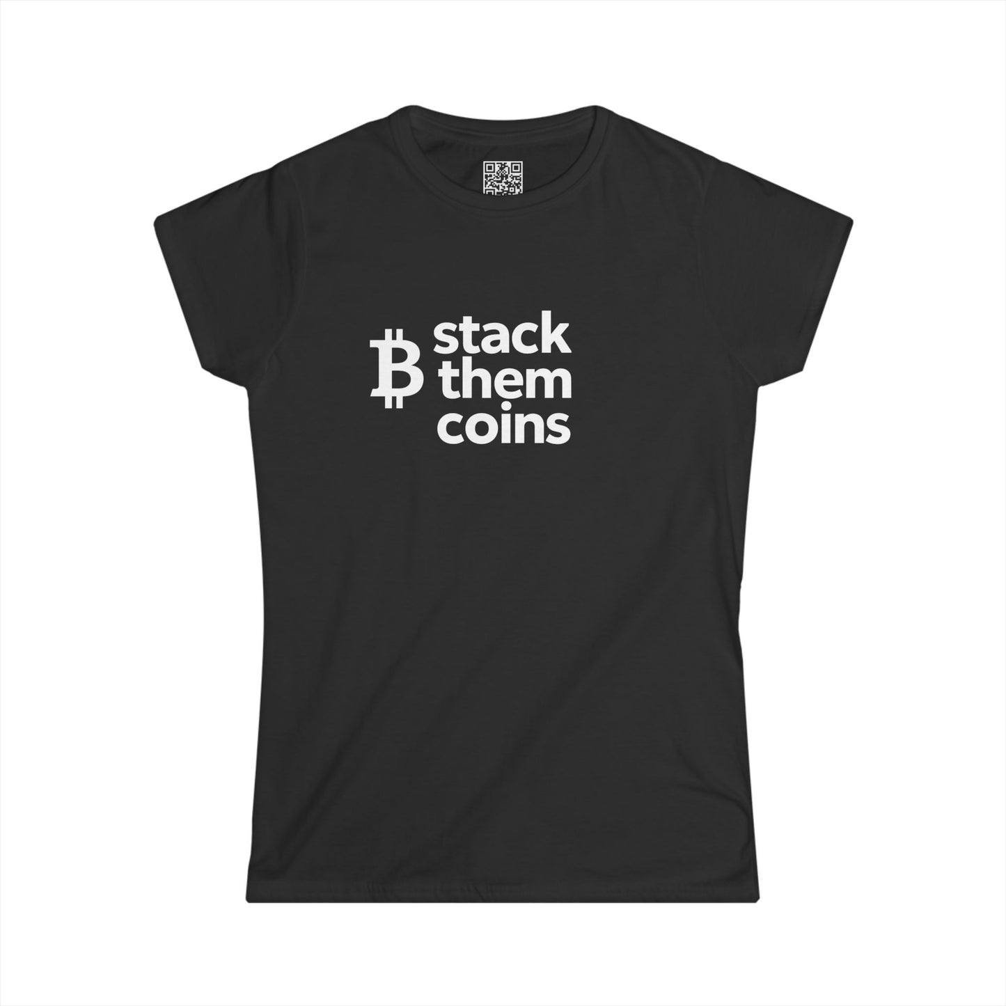 Bitcoin/Cryptocurrency Women’s Softstyle Tee – Perfect for Everyday Wear, Gifts, Casual Outfits, Eco-Friendly Fashion, Inspirational Quote CryptoShirt