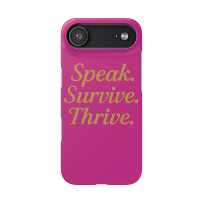 Snap Case for Samsung & iPhone — Find Your Voice Design