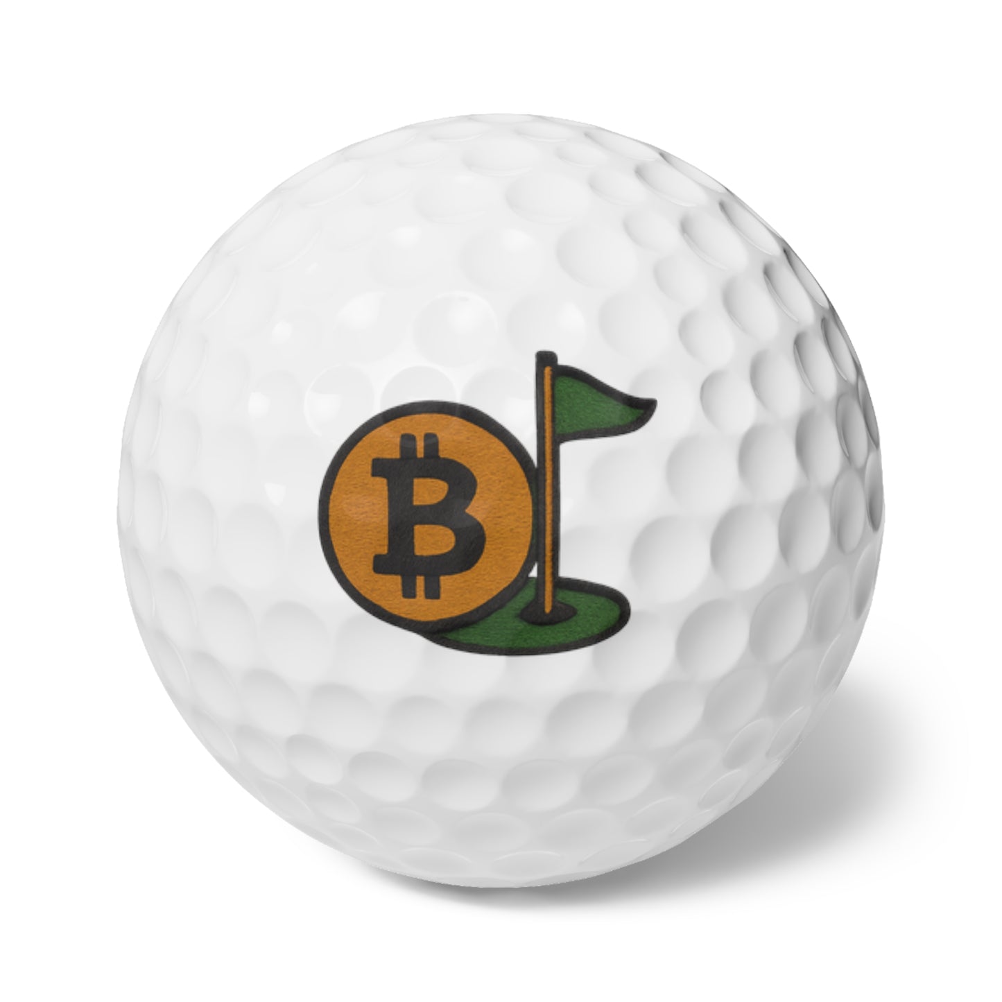 Bitcoin Golf Balls Set | Unique Gift for Golfers, Crypto Enthusiasts, Golf Accessories, Sports Gifts, Father's Day