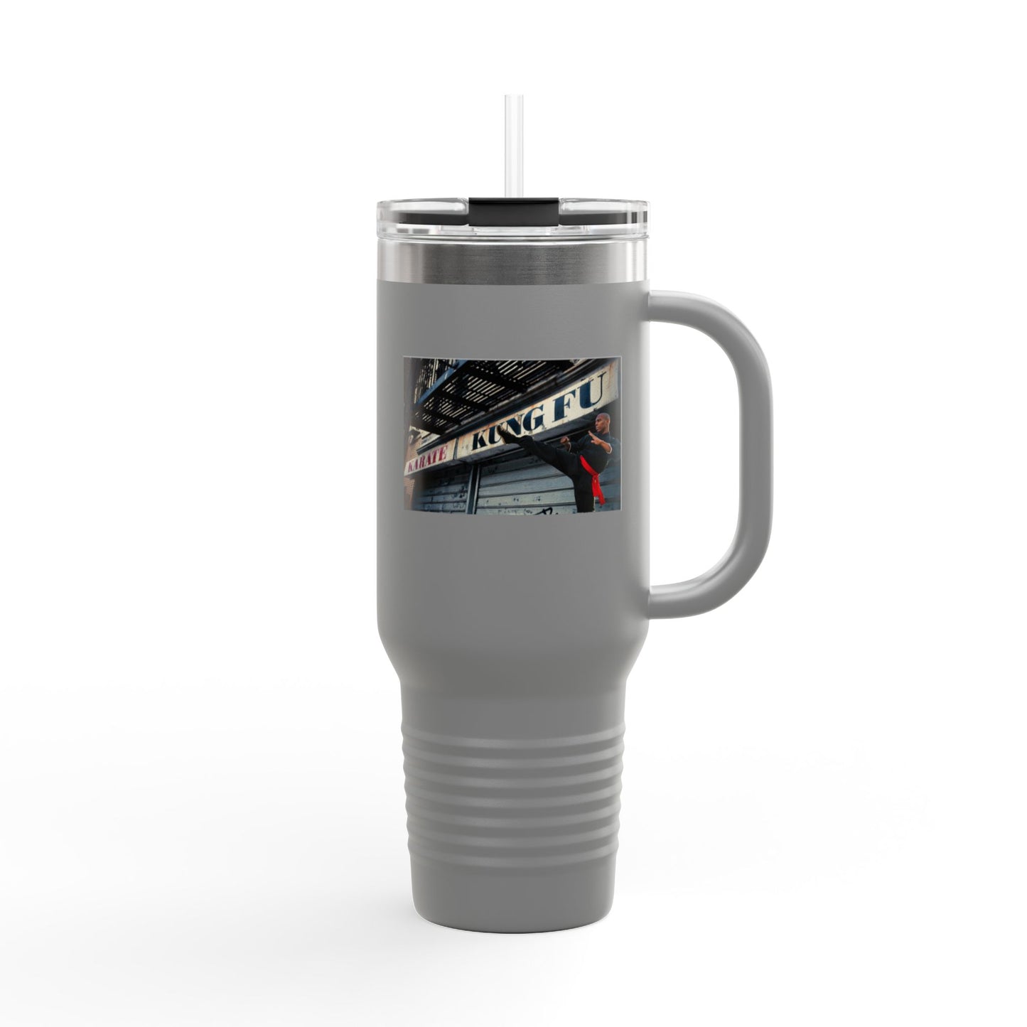 Kung Fu - Martial Arts Design — Insulated Travel Mug 40oz
