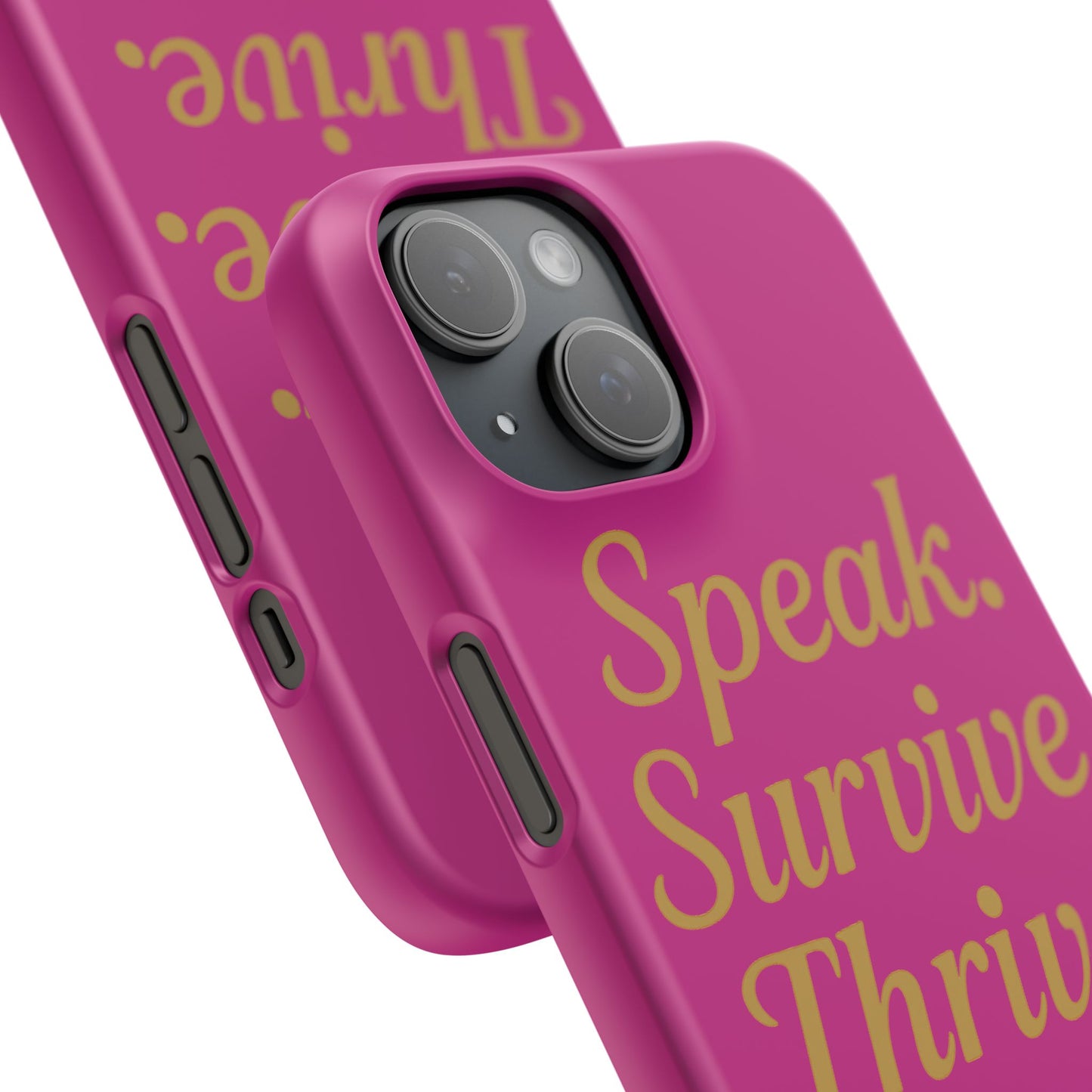 Snap Case for Samsung & iPhone — Find Your Voice Design