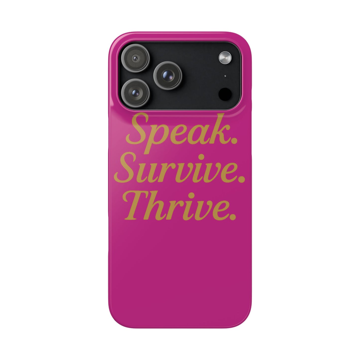 Snap Case for Samsung & iPhone — Find Your Voice Design