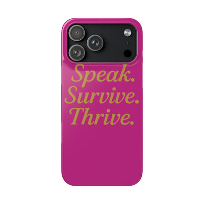 Snap Case for Samsung & iPhone — Find Your Voice Design