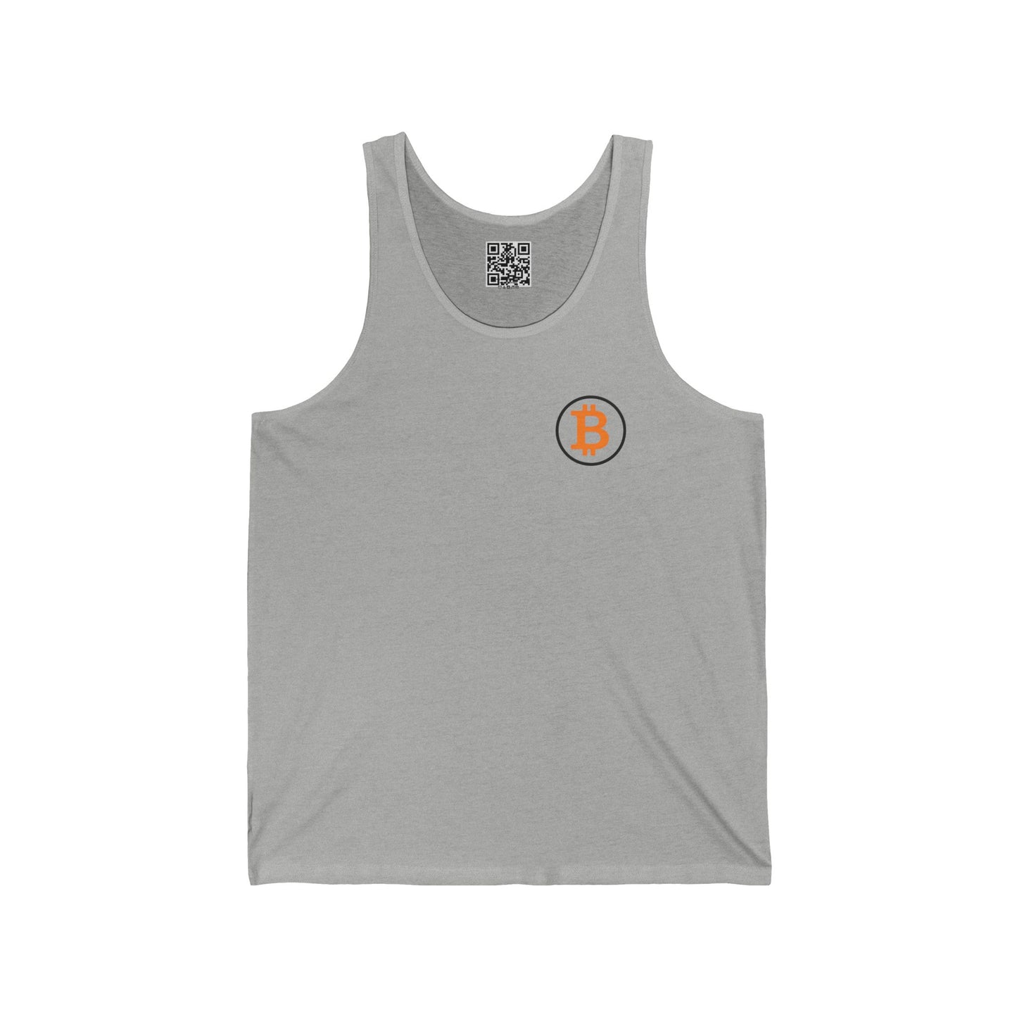 Bitcoin HODL Unisex Jersey Tank - Crypto Enthusiast Top, Summer Wear, Graphic Tee, Gift for Investors, Casual Fitness Shirt
