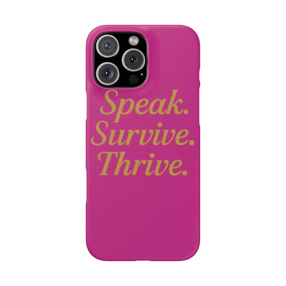 Snap Case for Samsung & iPhone — Find Your Voice Design