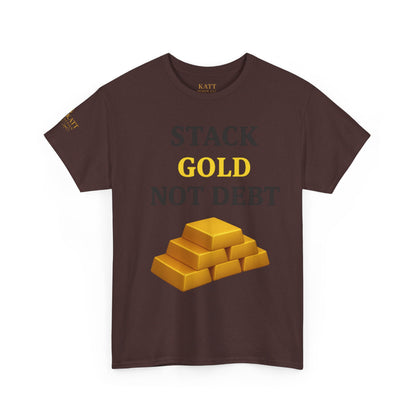 Stack the Gold - Bitcoin - Camiseta unisex de algodón grueso