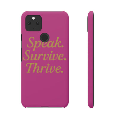 Snap Case for Samsung & iPhone — Find Your Voice Design