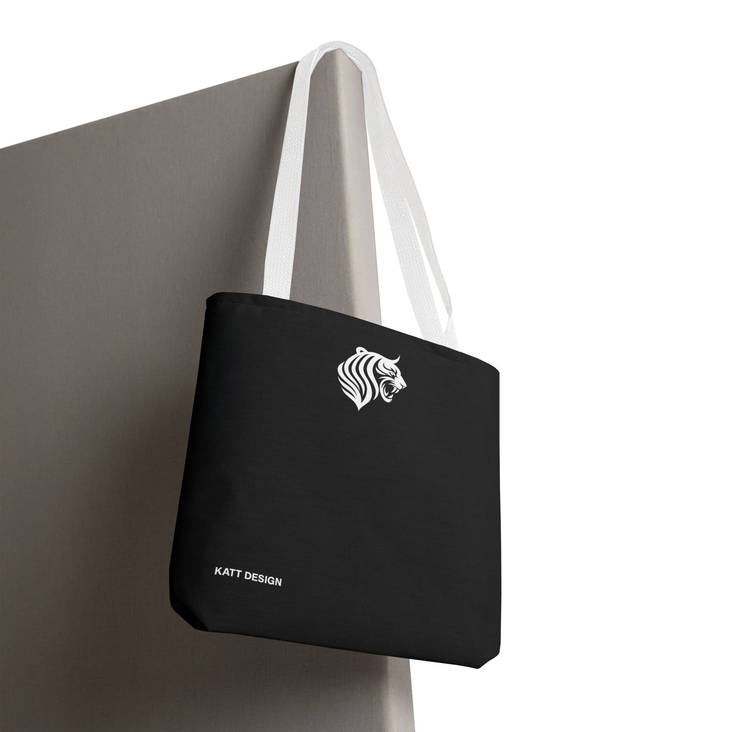 White Tiger KATT Design, LLC - Tote Bag, Bitcoin, Eco-Friendly, Stylish Networker